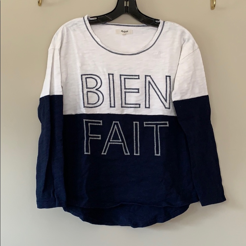 Madewell Bien Fait Long Sleeve Top